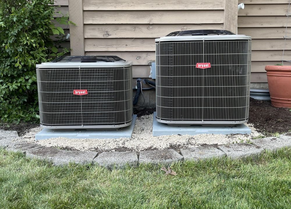 Two Bryant HVAC Units